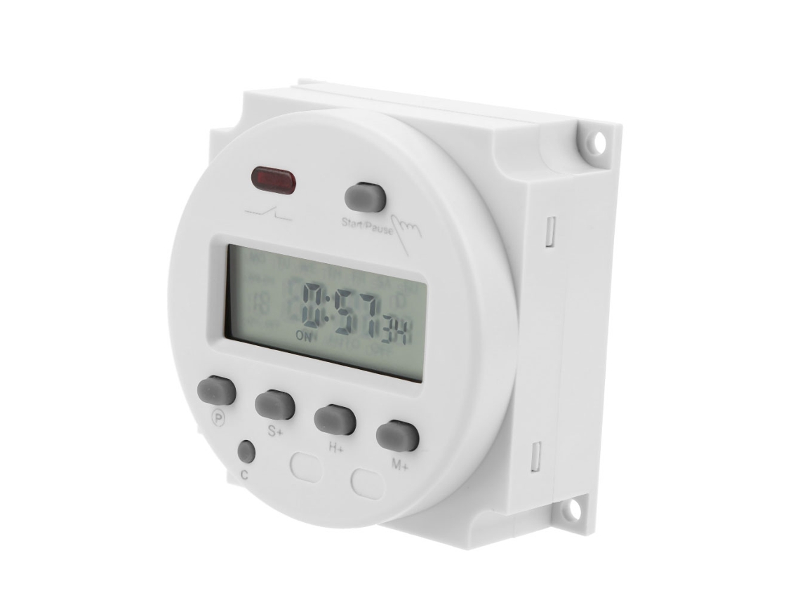 Temporizador Electrónico Digital Lcd Con Control De Tiempo, Cuenta Regresiva De Ciclos, 110 V