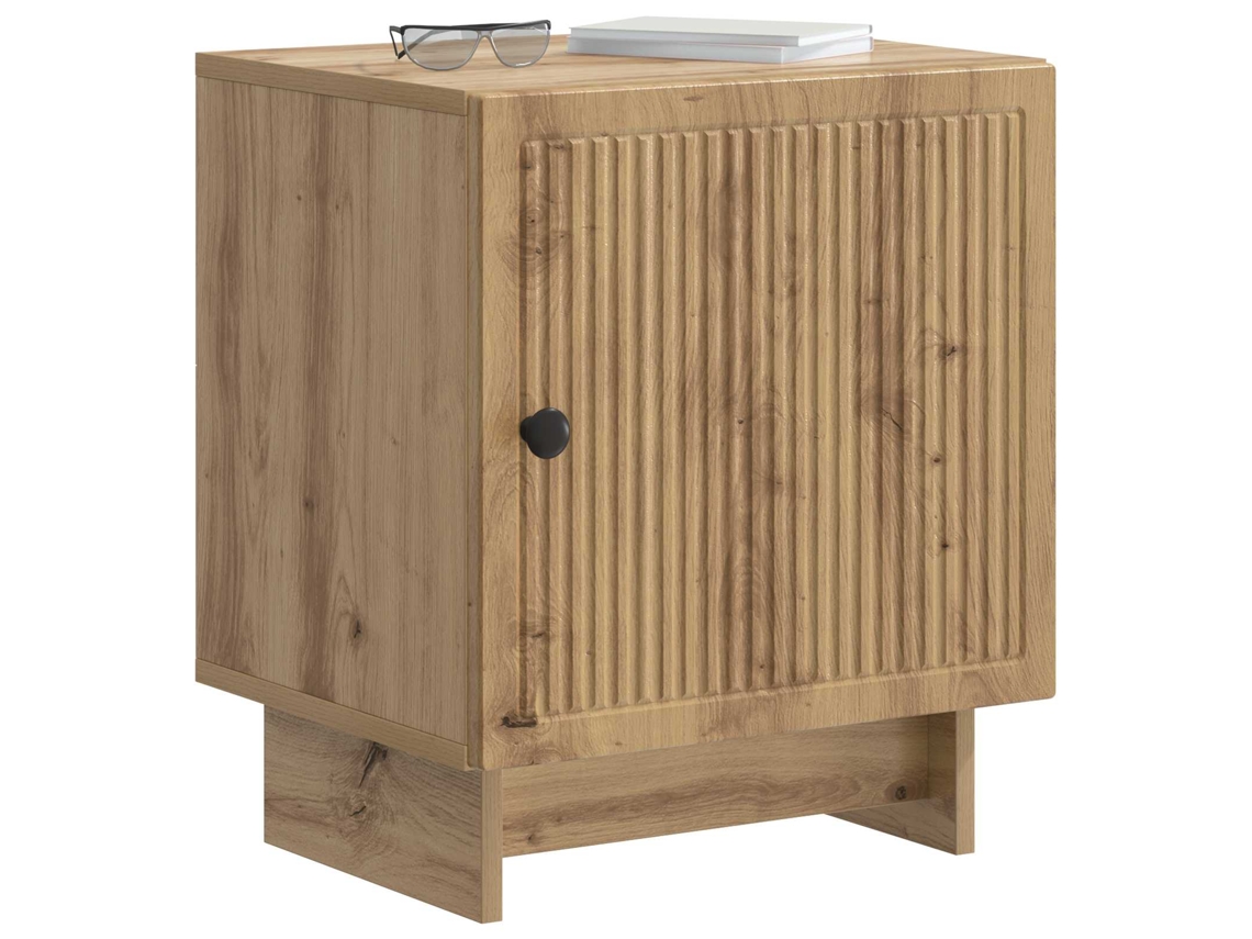 Maison Exclusive - Armario De Noche 2 Pcs Roble Artesanal 43 X 34,5 X 50 Cm