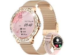 Reloj inteligente LIGE para mujer con llamadas Bluetooth, monitor de actividad física de 1,32 pulgadas con monitorización de presión arterial, oxígeno en sangre y frecuencia cardíaca. Bestvite