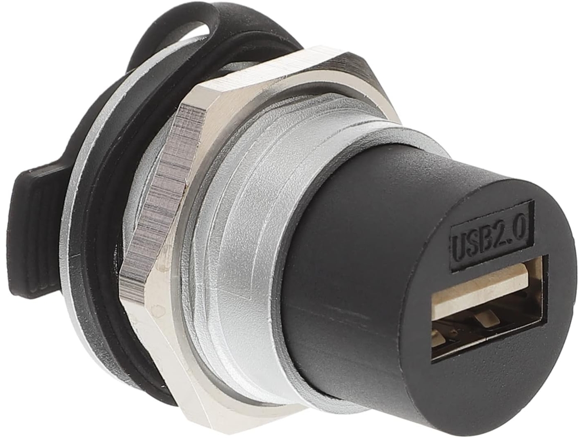 Conector Usb 2.0, Montaje Empotrado, Orificio Pasante, Montaje En Panel, Múltiple