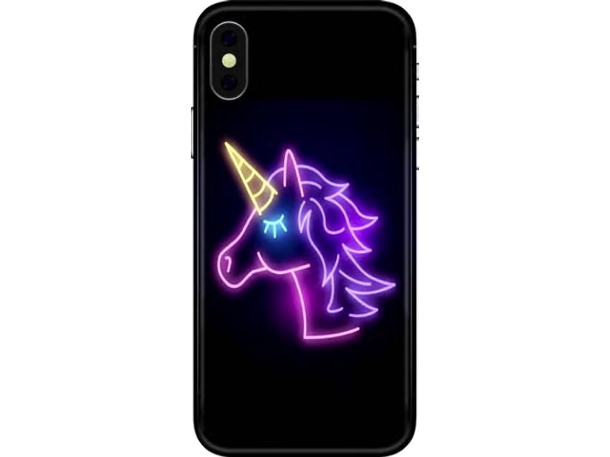 Funda iPhone X, XS BENJAMINS Unicorn Multicolor