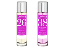 Set de 2 perfumes Caravan para mujer Nº38 y Nº 26