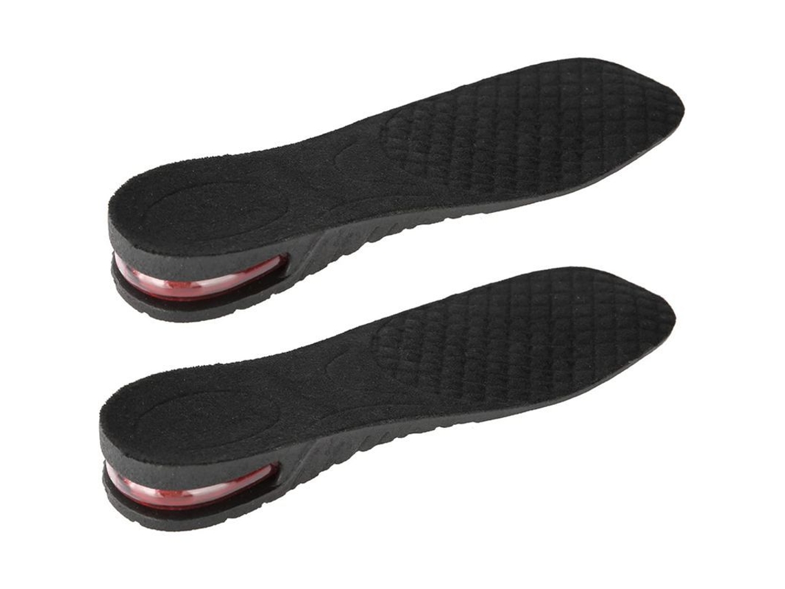 Elevadores De Tacón, Elevadores De Tacón De Pu De 1 Capa Para Zapatos, Aumentan La Altura Del Tacón Hasta 2,5 Cm, Cómodos Y Transpirables.
