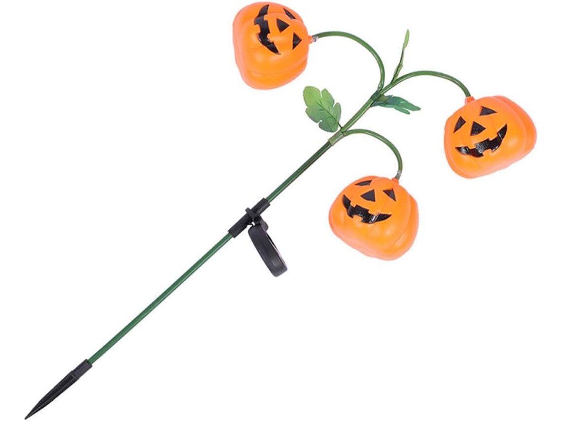 Lámpara Solar Led Con Forma De Calabaza Para Jardín, Iluminación Decorativa Exterior Para Halloween.