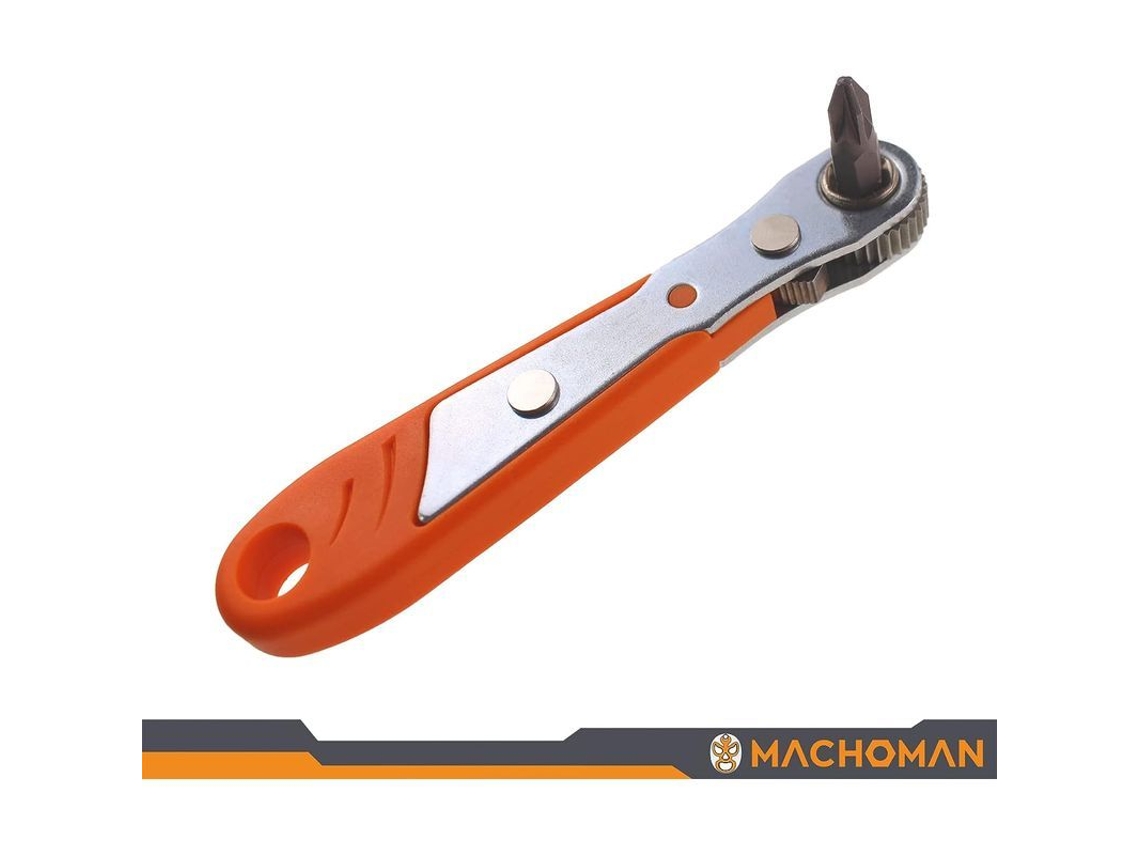 Set De 11 Piezas: 10 Brocas Y 1 Destornillador De Ratchet Mini 36t, Acero Cr-v, Duradero