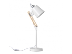 DUDECOR Lámpara De Mesa Antia Blanco