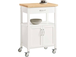 Carrito de Cocina SOBUY FKW22-WN (Madera y MDF - 60x44 cm)