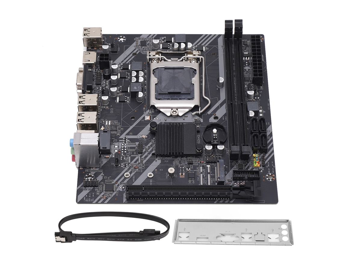 Placa Base De Computadora H61m Ddr3 1155 Pin Canal Dual Para Placa Madre De Escritorio I3 I5 I7