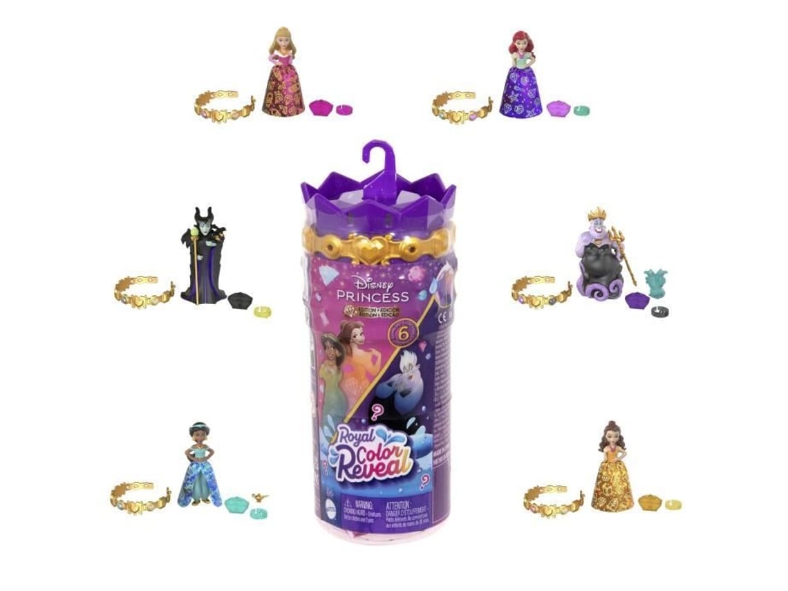 Muñecas Mini-Royalty de Princesas Disney, variedad de colores HXH16