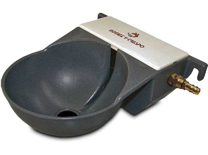 Bebedero para Perros y Gatos GYC (Negro - 41.5x29cm - Aluminio)
