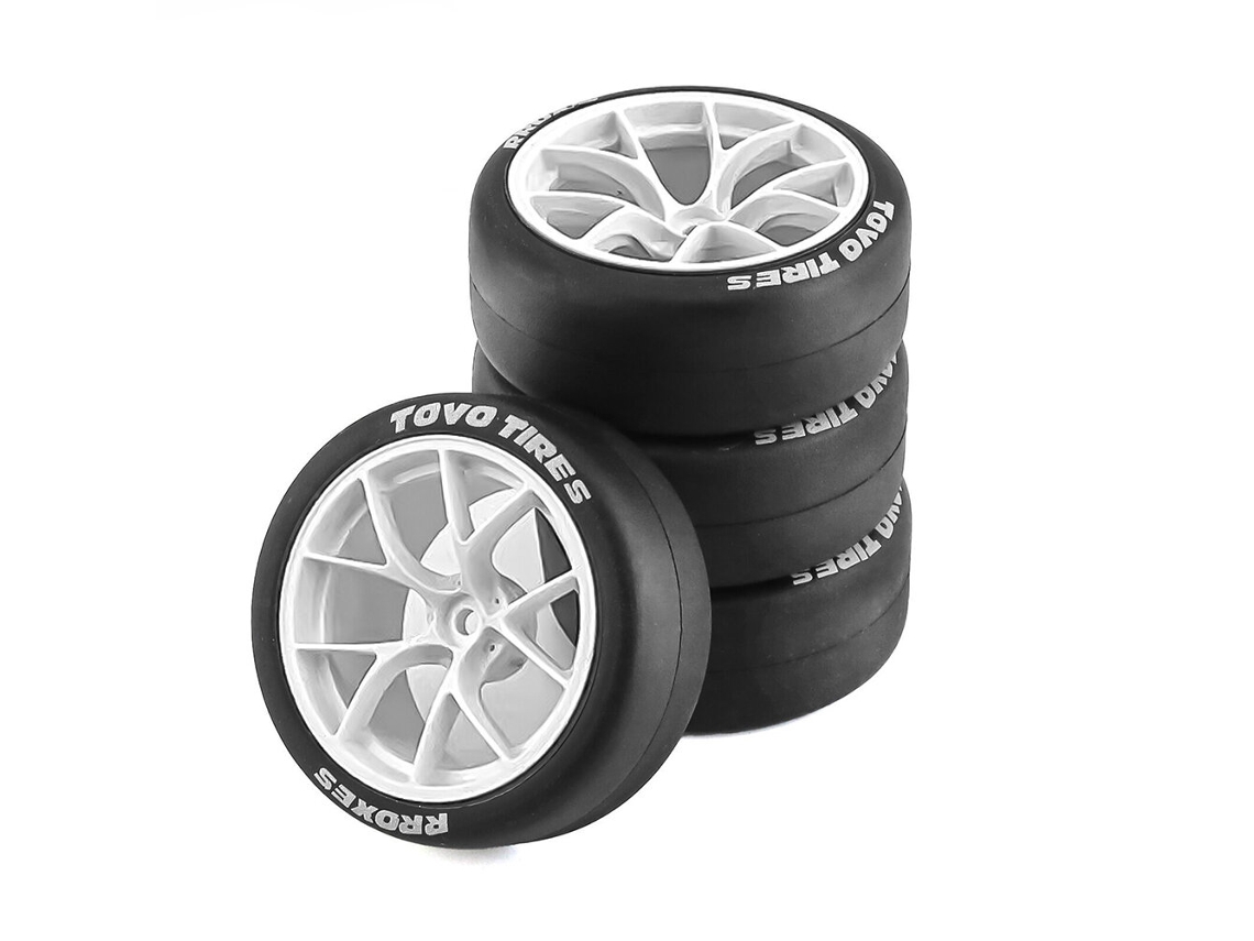 Neumáticos Negros Coches Rc Rally Drift Ruedas Coches Carreras Carretera Escala 1:10 Tamiya Hsp Hpi Kyosho Tt01 Tt02 Xv01 Xv02 Ptg-2 Repuestos