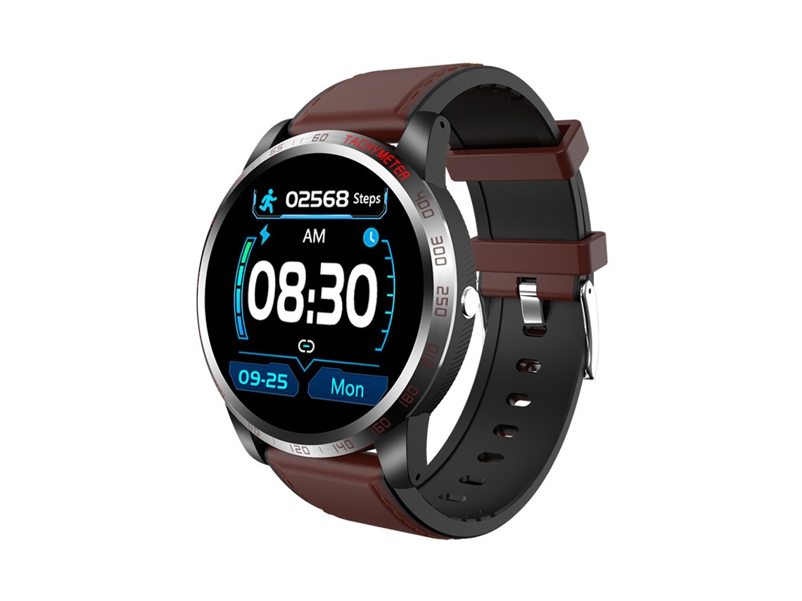 Smartwatches para hombre, IP68 resistente al agua, reloj deportivo y de fitness, marrón Yizhood