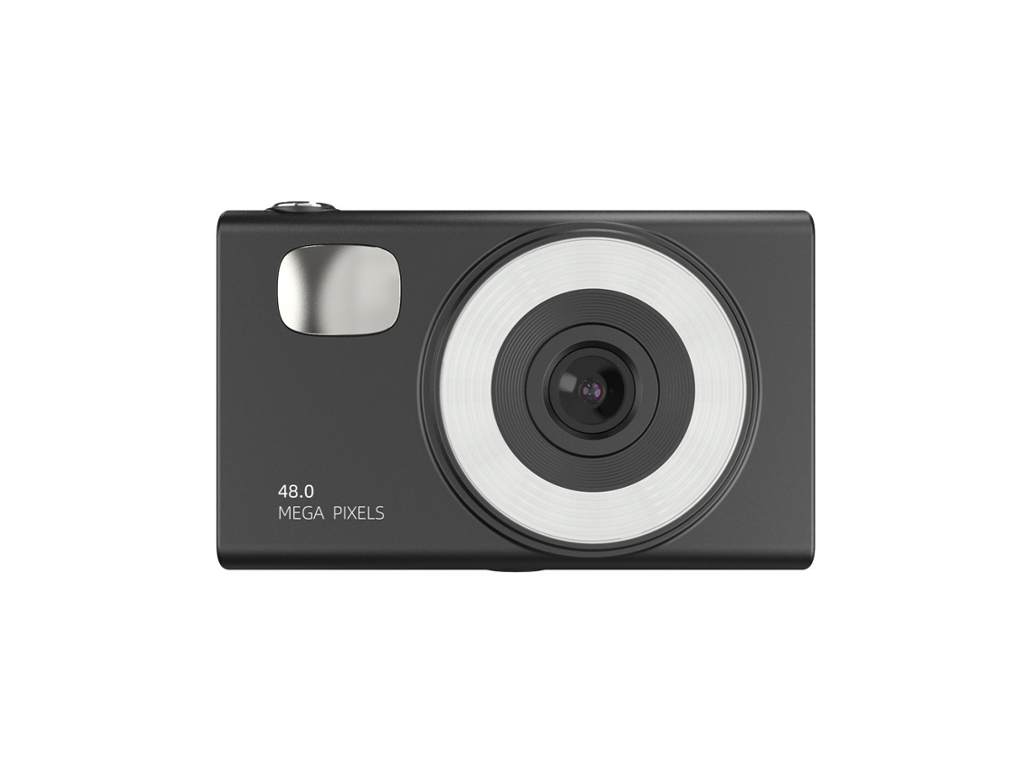 Cámara Digital 4k Hd Zoom 16x Cámara Ccd Con Pantalla De 2.4 Pulgadas Con Luz De Relleno Led Negra Gertiz