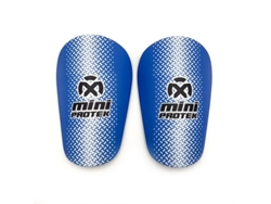 Espinilleras de fútbol mini deportivas para niños y adultos talla M 10x6 cm azul Oxum