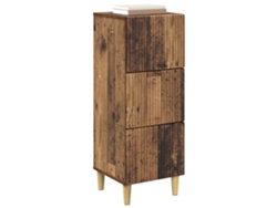Maison Exclusive - Cajonera Madera Envejecida 33 X 34,5 X 90 Cm