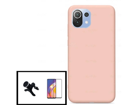 Kit Funda, Protector de Pantalla y Soporte Magnético Xiaomi Mi 11 Lite PHONECARE 8246