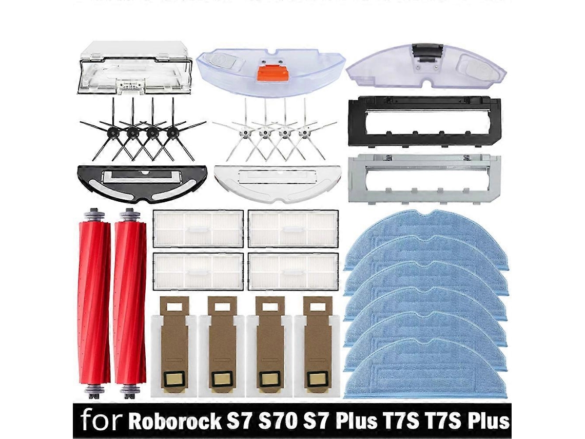 For S7 S70 S7 Plus T7s T7s Plus Vacuum Cleaner Accessories Main Brush Hepa Filter Dust Bag Replacem