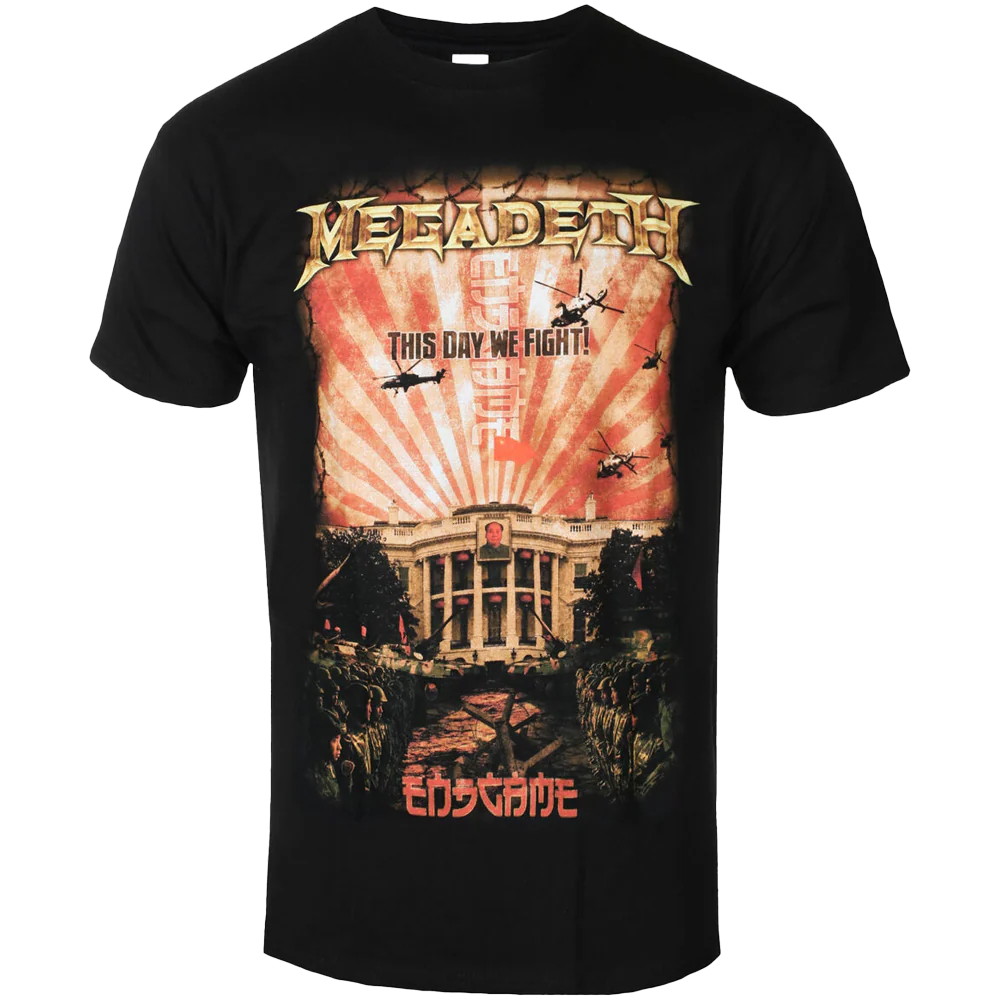 Megadeth China Whitehouse T-shirt Unisex Rockinstone Size:l
