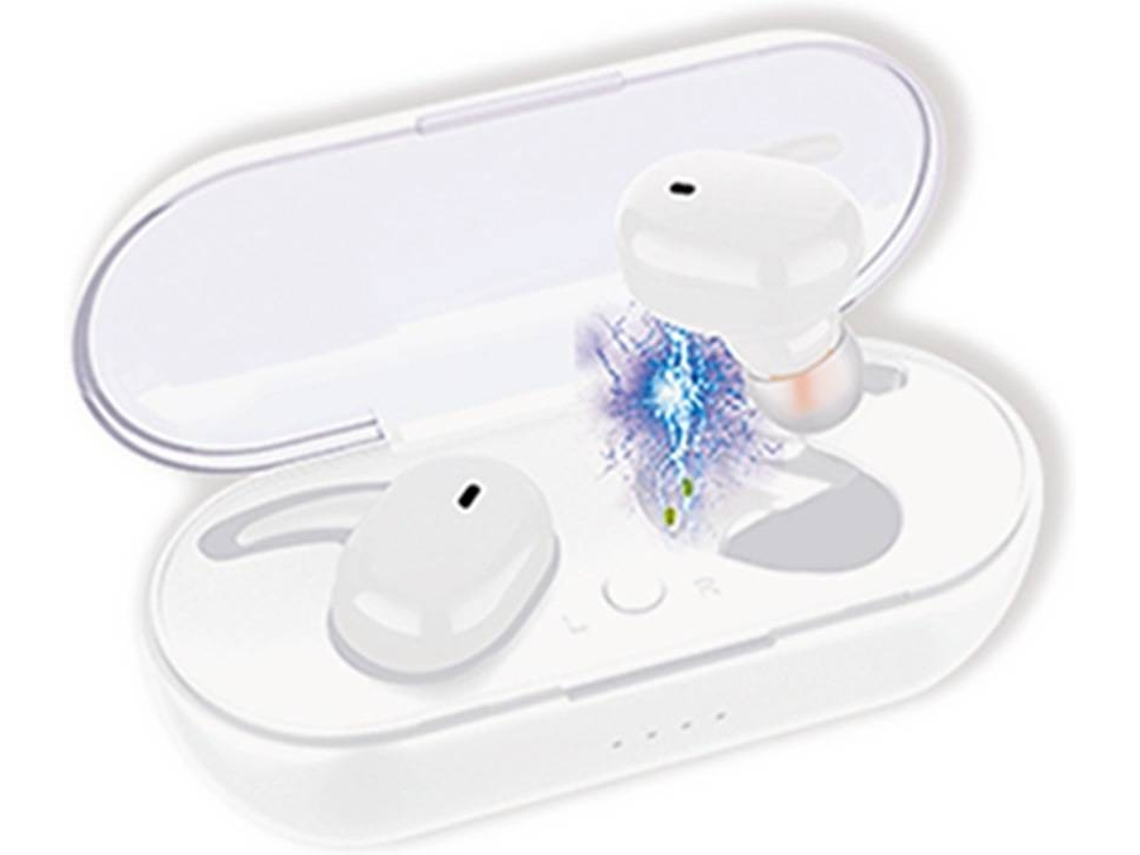 Auriculares Bluetooth True Wireless OHPA TWS 4 BT (In Ear - Micrófono - Blanco)