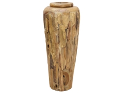 Jarrón decorativo VIDAXL Marrón Teca (40x100 cm)