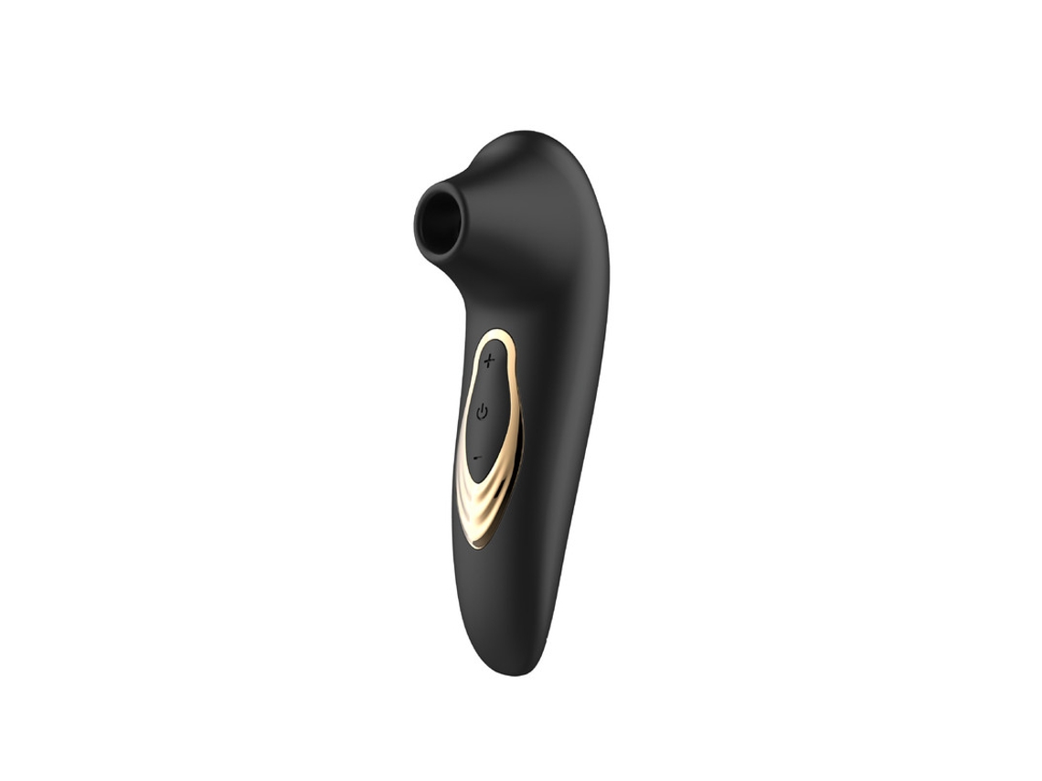 Vibrador de masaje de succión de 5 frecuencias para mujeres (negro) YIZHOOD