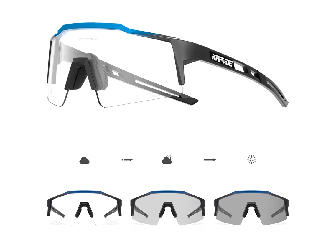 Ciclismo Gafas Fotocrómicas Hombres Y Mujeres Moda Anti Uv Anti Viento Arena Exterior