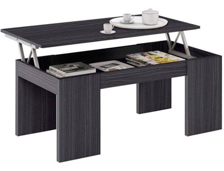 Mueble de Apoyo HABITDESIGN Ceniza (Melamina - 100 x 43–55 x 50 cm)