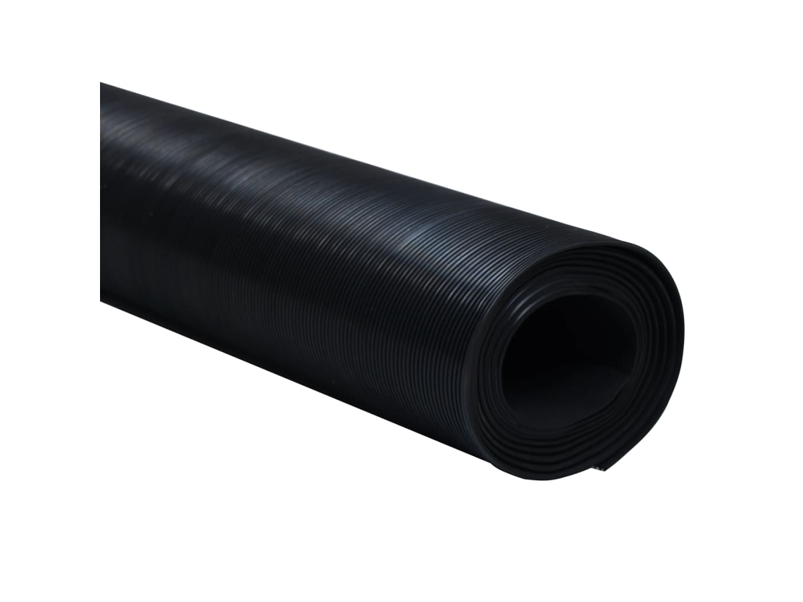 Alfombrilla De Goma Acanalada Antideslizante De 5 X 1 M