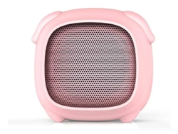 Altavoz Bluetooth inalámbrico portátil Yizhood Pink Pig para niños
