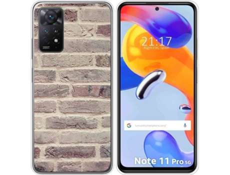 Carcasa Xiaomi Redmi Note 11 Pro TUMUNDOSMARTPHONE Dibujos Ladrillo 01 Multicolor