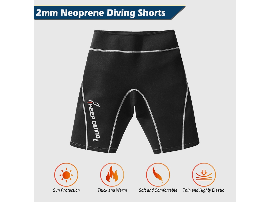 Calcinha De Neoprene 2mm Para Mergulho Surfe Snorkeling Shorts De Banho Wetsuit