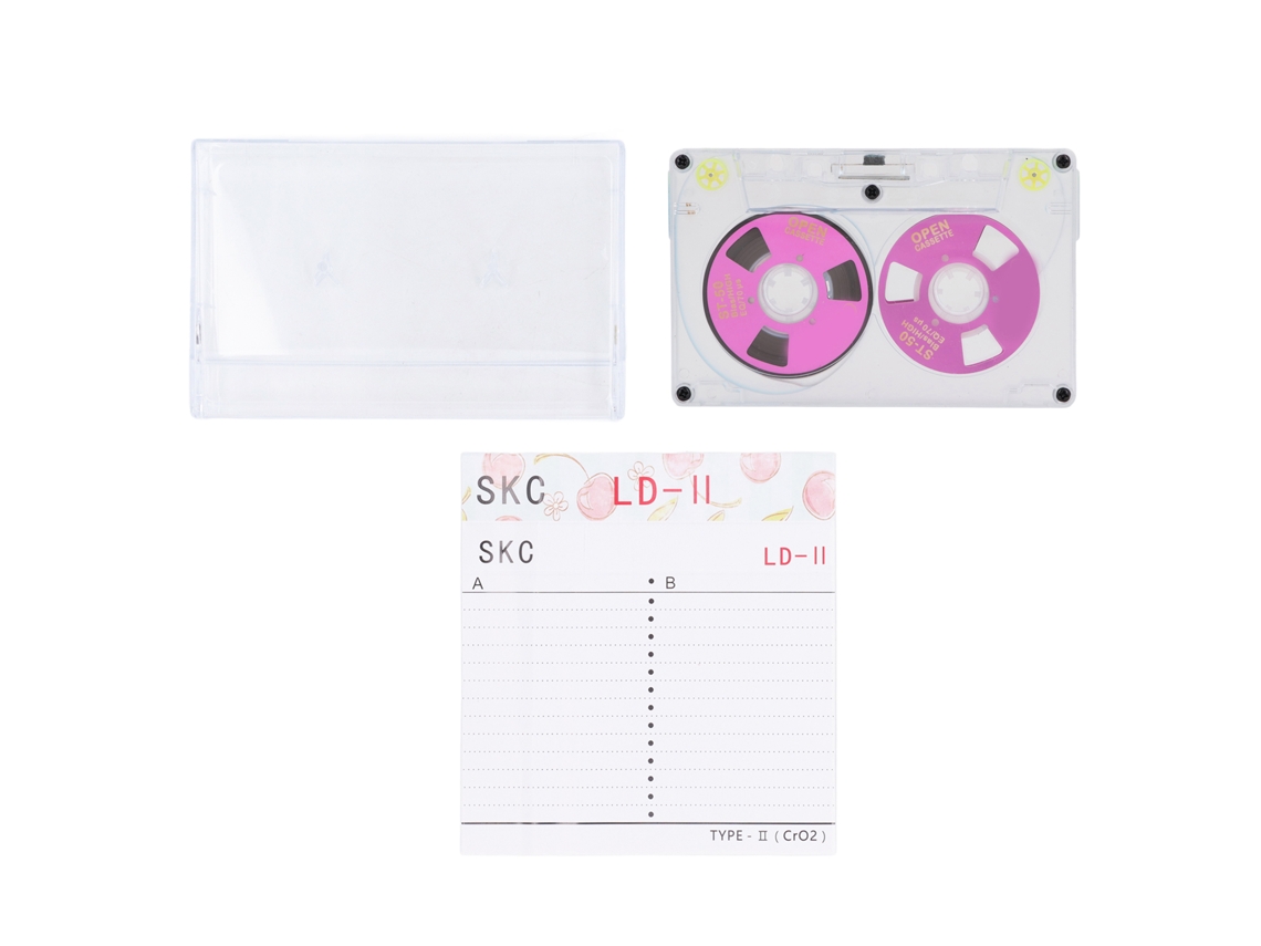 Cintas De Casete Vírgenes Para Grabación De Audio, 46 Minutos, Bajo Nivel De Ruido, Alta Potencia, Color Morado.
