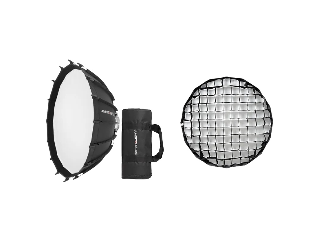 Plato de belleza, diseño de gran angular, compatible con montura Bowens, BD80 con parrilla OEM