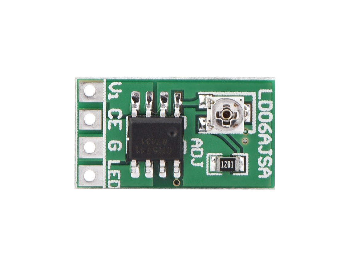 Módulo Controlador Led De Corriente Constante Ajustable 30-1500ma Para Dc 3.3v 3.7v 5v Led 18650 Li Ion