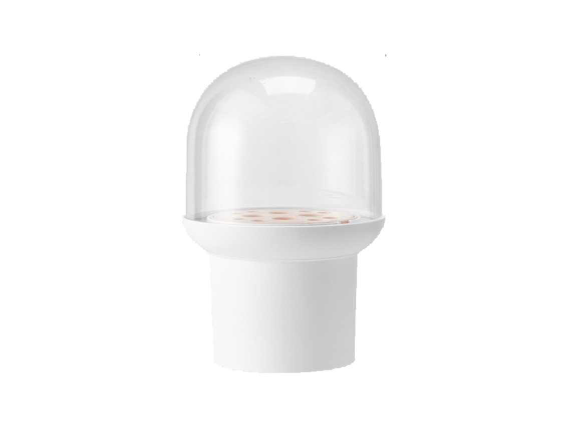 Portapinceles de maquillaje con tapa, transparente Kofihety