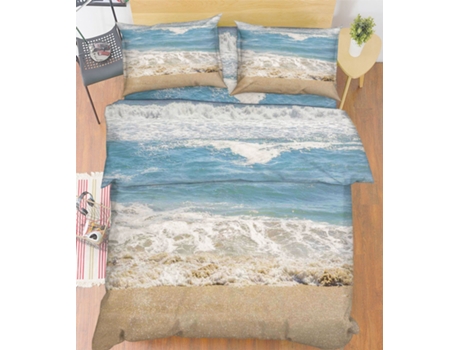 Funda de Edredón AJ WALLPAPER 3D paisaje de playa 25 (175 x 200cm)
