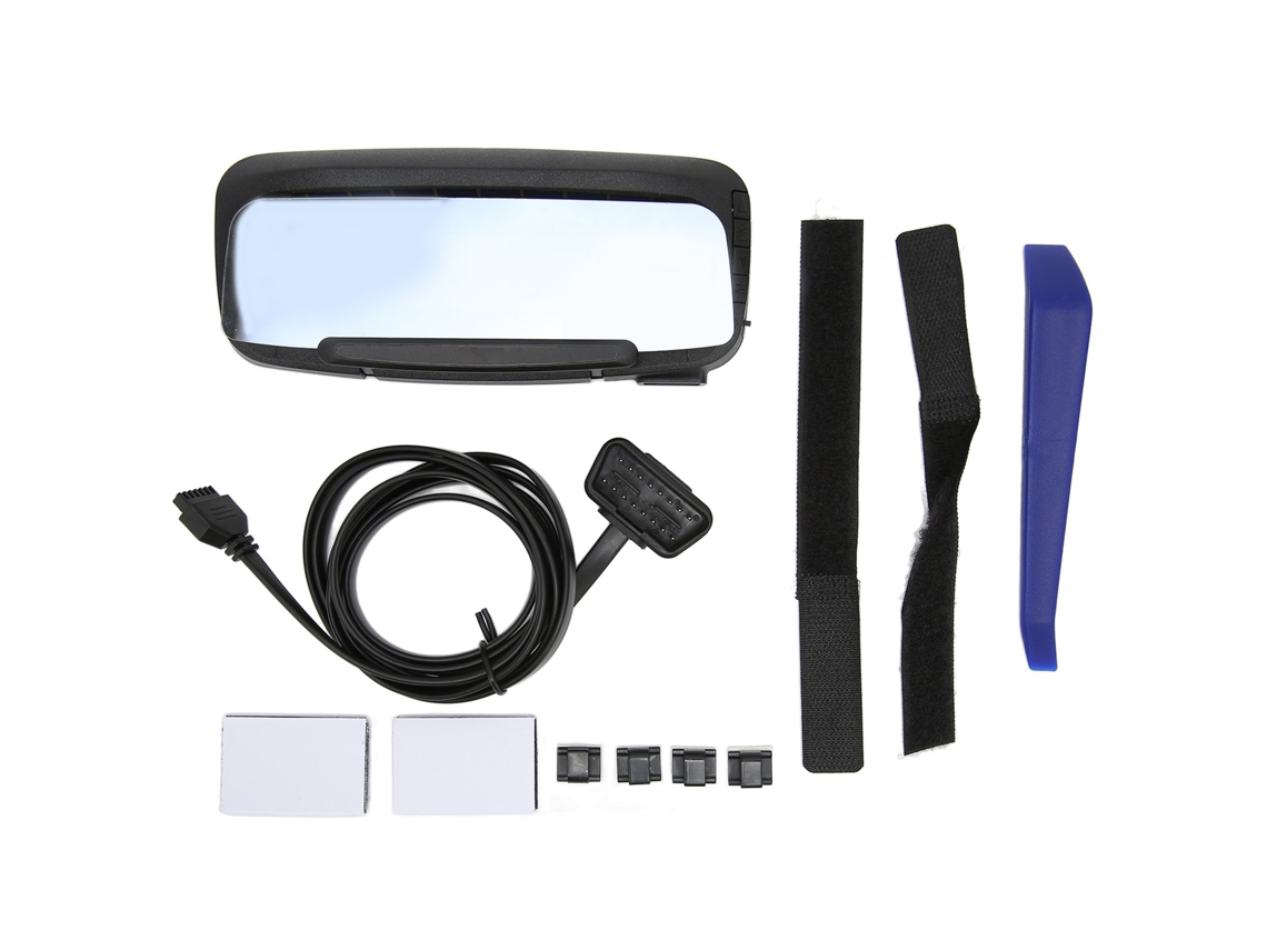Pantalla HUD de 4,5 pulgadas para coche, proyector de parabrisas con reflexión 3D multifuncional para vehículos OBDII