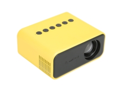 Miniproyector Portátil Para Cine En Casa, Proyección De Pantalla, 100-240v, Enchufe Amarillo Para Reino Unido, 1080p, Con Altavoz.