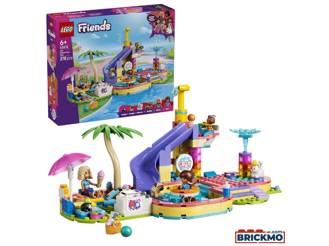 Lego Friends 42676 Día Divertido En El Parque Acuático 42676