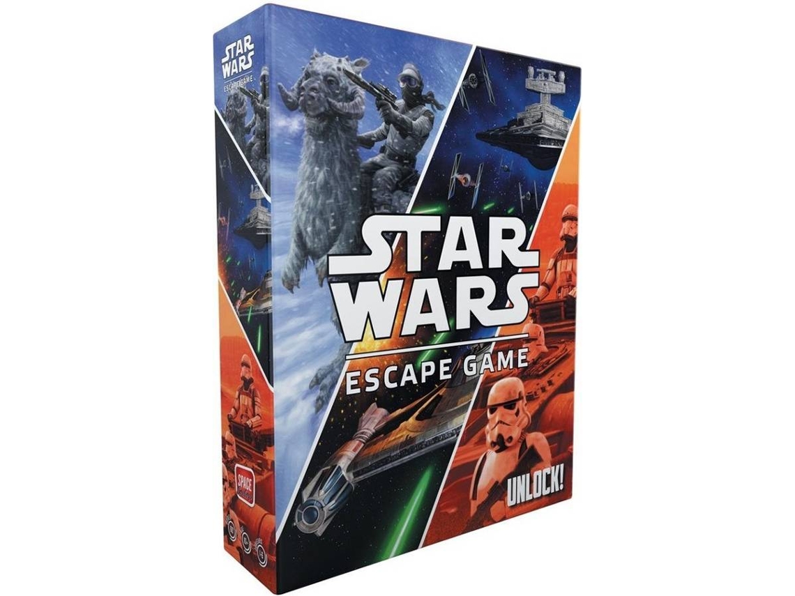 Juego de Mesa ASMODEE Unlock! Star Wars Escape Game (Edad Mínima: 10 Años - Dificultad: Intermedio)