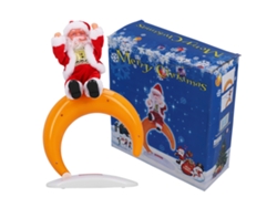 2026-muñeco De Papá Noel Electrónico Bailarín Con Base Lunar, Adorno De Navidad Para Niños, Regalo De Navidad