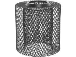Lámpara Colgante De Hierro Forjado Calado, Negro Mate, 100x110 Mm, Pantalla Geométrica De Doble Capa.