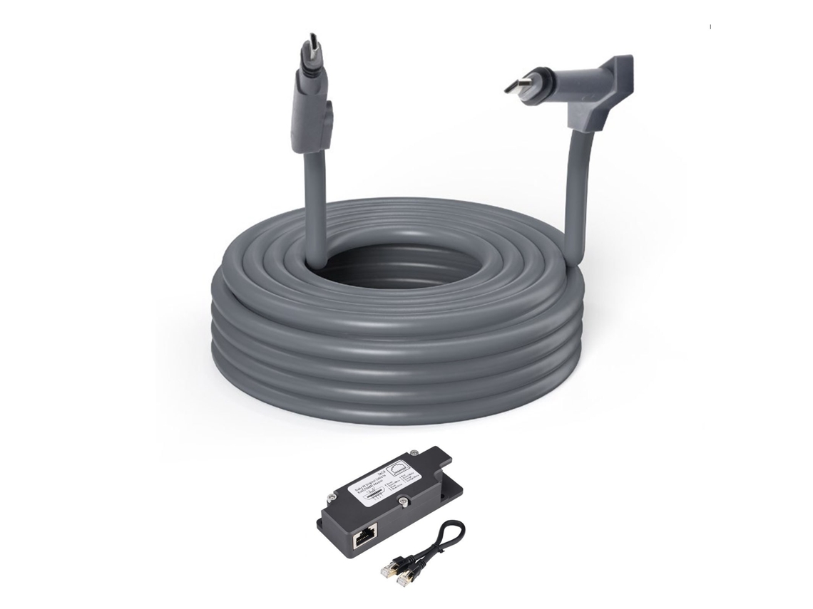 Cable de repuesto Starlink de 21 metros (70 pies) resistente al agua con señal estable.