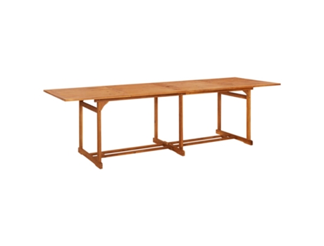 MAISON EXCLUSIVE Mesa de comedor jardín 280x90x75 cm madera maciza de acacia
