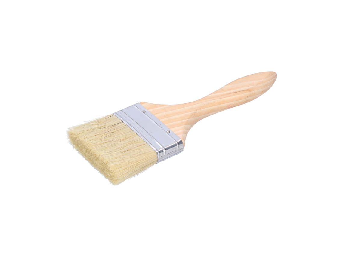 10 Pinceles Multifuncionales De 7,6 Cm Con Mangos De Madera Para Pintar, Barnizar, Pegar Y Enyesar.