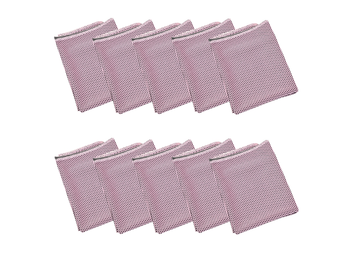 Conjunto de Toalla NEVEANCE Refrescantes Sudor Cuello Cabeza Suaves Transpirables Poliéster Morado - 2pcs (30x90cm)