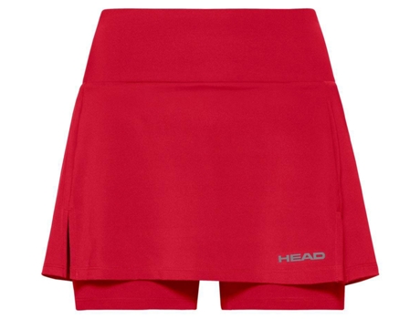 Falda para Mujer HEAD RACKET Club Basic Rojo para Tenis (140 cm)