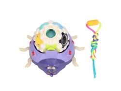 Pelota Antiestrés Con Forma De Mariquita, Luz Led Que Cambia De Color Y Masaje Manual - Azul