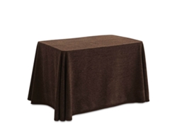 Lanovenanube Falda Camilla Rectangular Chenilla Marrón, 70x120