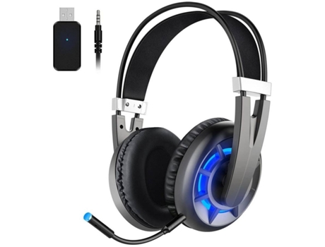 Auriculares Gaming ENZONS Wireless Air 2.4G para PC Ps4 Tv Playstation Computer con cancelación D desmontable
